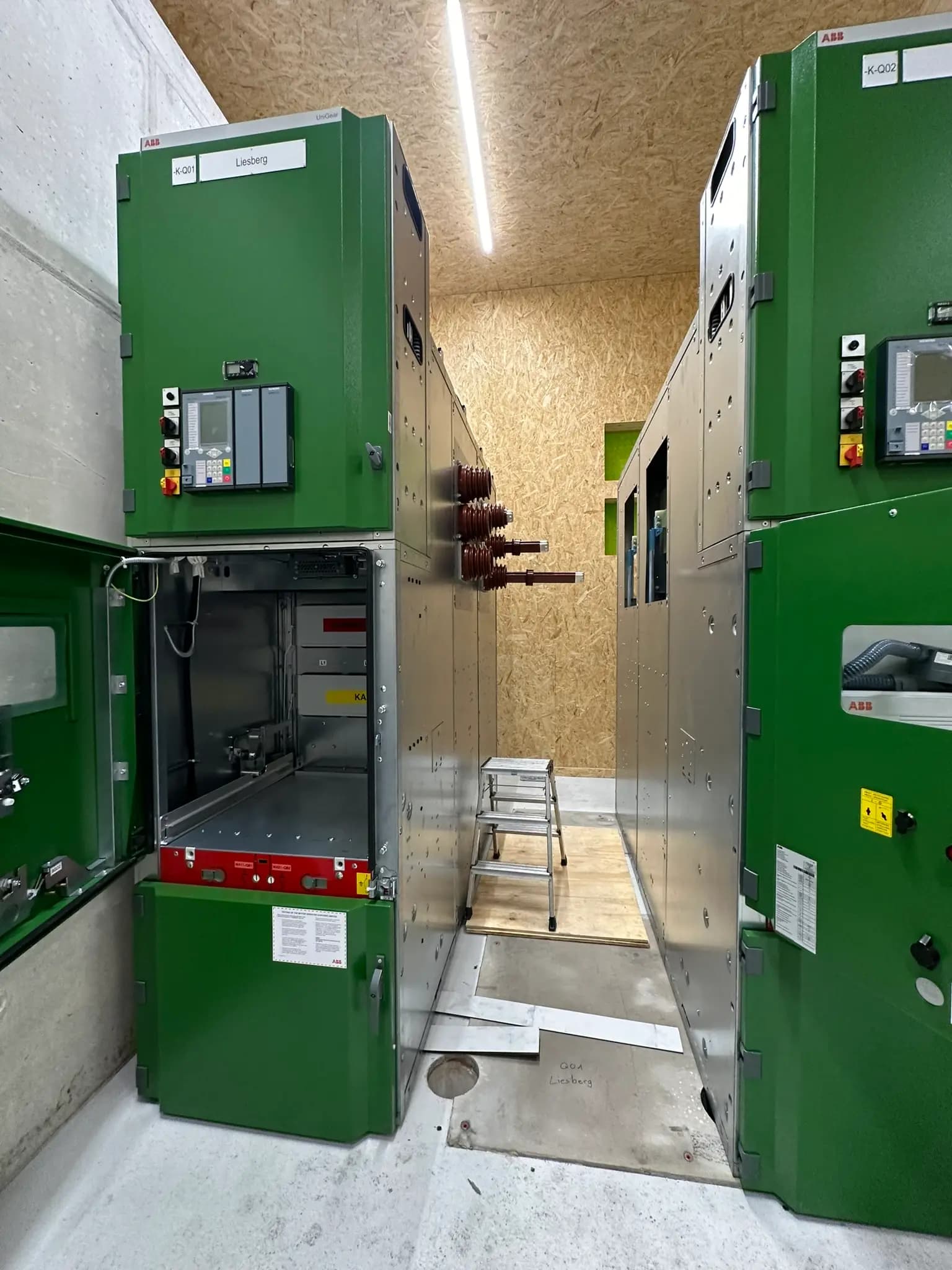 Unterwerk Breitenbach, 24-kV-Schaltanlage, Detail 22